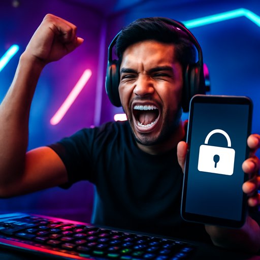 KG999 security lock on phone
